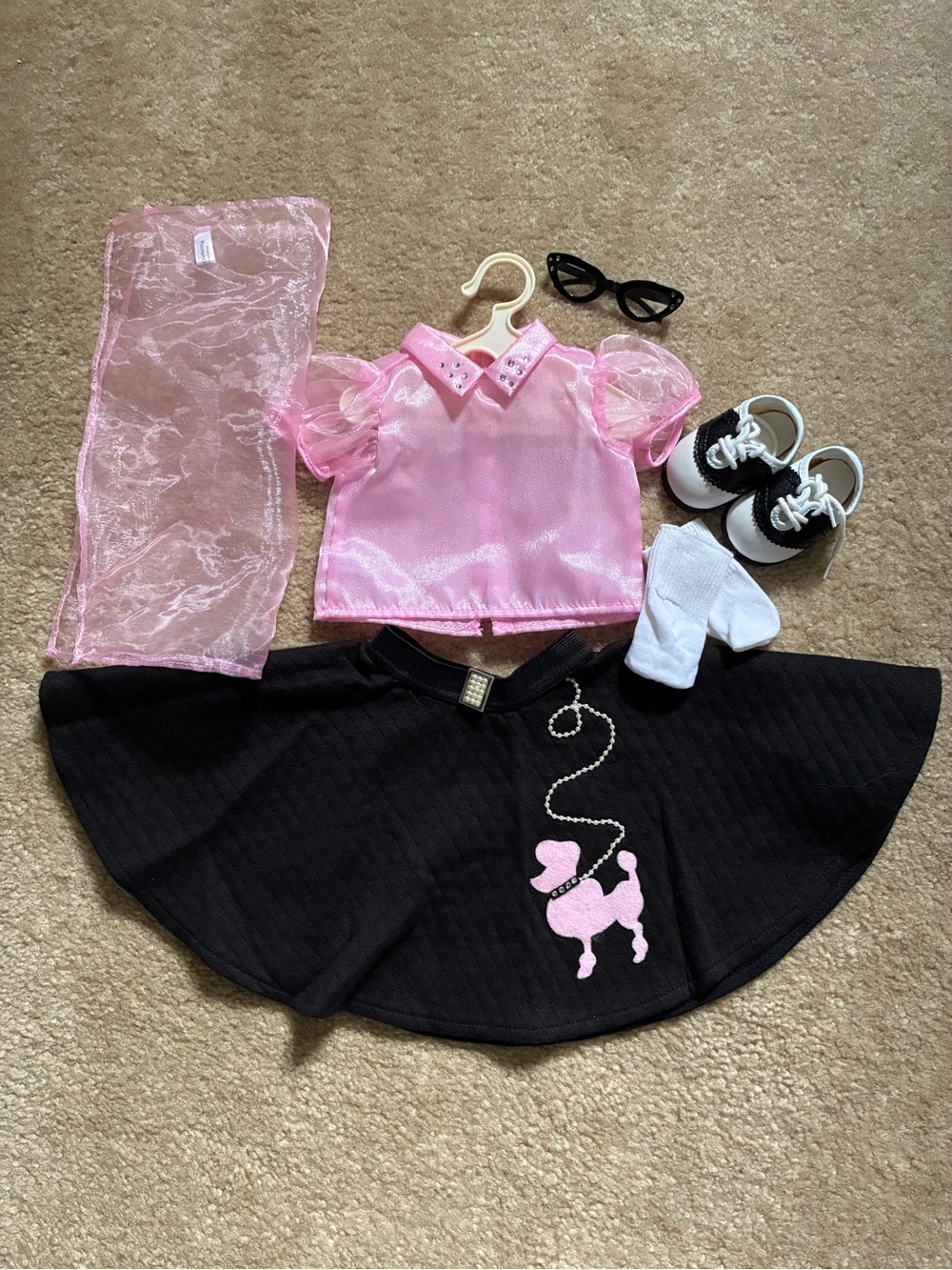 American Girl Pleasant Company Sock Hopper Outfit Full Pristine